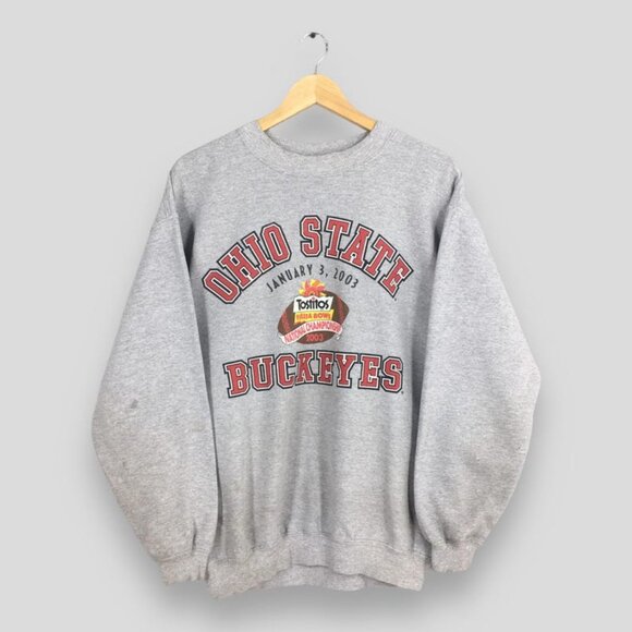 Vintage Ohio State Buckeyes OSU Sweatshirt Retro Ohio State University Shirt Tee - Picture 1 of 2